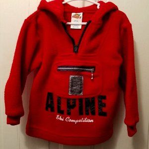 Rebels Little Arizona Alpine Plush Hoodie Toddler 3T